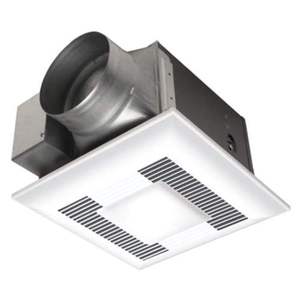 PANFV13VKSL4 WhisperGreen/Green-Lite With Light Bathroom Fan - White PANFV13VKSL4 WhisperGreen/Green-Lite With Light Bathroom Fan - White