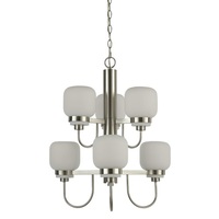 Mid Sized Chandelier 23-3/4" Width Mid Sized Chandelier 23-3/4" Width