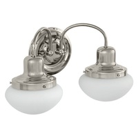 Bathroom Lighting (2 Bulbs) 14-3/4" Width Bathroom Lighting (2 Bulbs) 14-3/4" Width