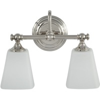 Bathroom Lighting (2 Bulbs) 14" Width Bathroom Lighting (2 Bulbs) 14" Width