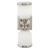 Bathroom Lighting (2 Bulbs) 13-5/8" Width Bathroom Lighting (2 Bulbs) 13-5/8" Width