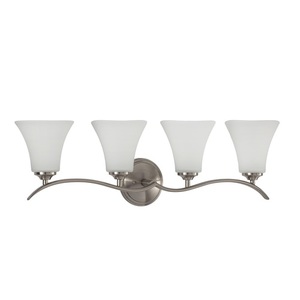 PHVL2254BN Columbus 4 or More Bulb Bathroom Lighting - Brushed Nickel PHVL2254BN Columbus 4 or More Bulb Bathroom Lighting - Brushed Nickel