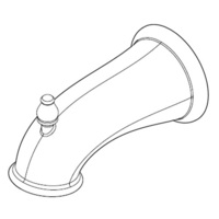 Tub Spout 5" Spout Length Tub Spout 5" Spout Length