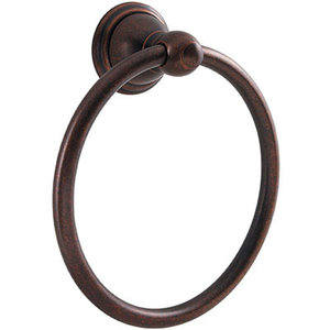 PBRBC0UU Conical Towel Ring Bathroom Accessory - Rustic Bronze PBRBC0UU Conical Towel Ring Bathroom Accessory - Rustic Bronze