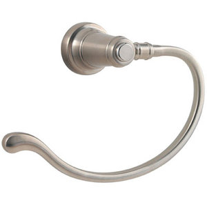 PBRBYP0K Ashfield Towel Ring Bathroom Accessory - Brushed Nickel PBRBYP0K Ashfield Towel Ring Bathroom Accessory - Brushed Nickel