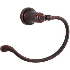 PBRBYP0U Ashfield Towel Ring Bathroom Accessory - Rustic Bronze PBRBYP0U Ashfield Towel Ring Bathroom Accessory - Rustic Bronze
