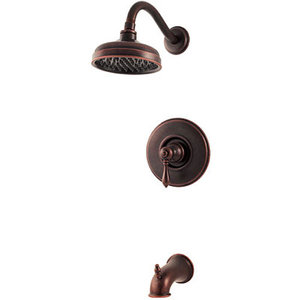 PR898MBU/P0X8310A Marielle One Handle Tub & Shower Faucet - Rustic Bronze PR898MBU/P0X8310A Marielle One Handle Tub & Shower Faucet - Rustic Bronze