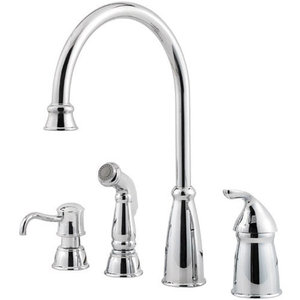 PGT264CBC Avalon Single Handle Kitchen Faucet - Polished Chrome PGT264CBC Avalon Single Handle Kitchen Faucet - Polished Chrome