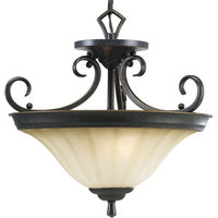 Semi Flush Mount 16-1/8" Width Semi Flush Mount 16-1/8" Width