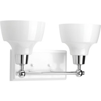Bathroom Lighting (2 Bulbs) 15-1/8" Width Bathroom Lighting (2 Bulbs) 15-1/8" Width