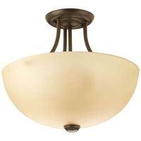 Semi Flush Mount 12-13/16" Width Semi Flush Mount 12-13/16" Width