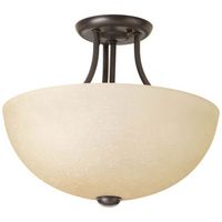 Semi Flush Mount 12-13/16" Width Semi Flush Mount 12-13/16" Width