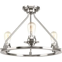 Semi Flush Mount 19-7/8" Width Semi Flush Mount 19-7/8" Width