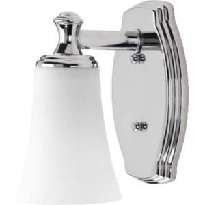 PP297015 Devon 1 Bulb Wall Sconce - Chrome PP297015 Devon 1 Bulb Wall Sconce - Chrome