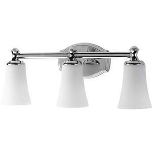 PP297915 Devon 3 Bulb Bathroom Lighting - Chrome PP297915 Devon 3 Bulb Bathroom Lighting - Chrome