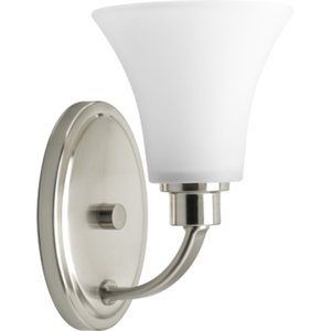 PP200009 Joy 1 Bulb Wall Sconce - Brushed Nickel PP200009 Joy 1 Bulb Wall Sconce - Brushed Nickel