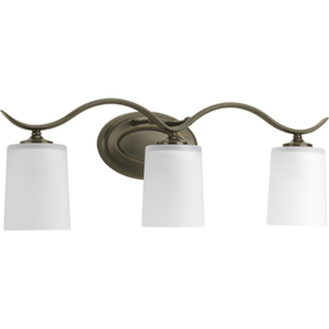 PP202020 Inspire 3 Bulb Bathroom Lighting - Antique Bronze PP202020 Inspire 3 Bulb Bathroom Lighting - Antique Bronze