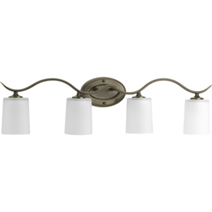 PP202120 Inspire 4 or More Bulb Bathroom Lighting - Antique Bronze PP202120 Inspire 4 or More Bulb Bathroom Lighting - Antique Bronze