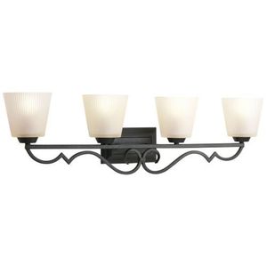 PP202580 Meeting Street 4 or More Bulb Bathroom Lighting - Forged Black PP202580 Meeting Street 4 or More Bulb Bathroom Lighting - Forged Black