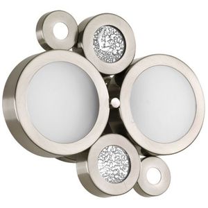 PP202609WB Bingo 2 Bulb Bathroom Lighting - Brushed Nickel PP202609WB Bingo 2 Bulb Bathroom Lighting - Brushed Nickel