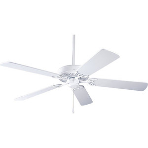 PP250130W 3-Speed Reversible Large Fan (52'' to 59'') Ceiling Fan - White / White PP250130W 3-Speed Reversible Large Fan (52'' to 59'') Ceiling Fan - White / White