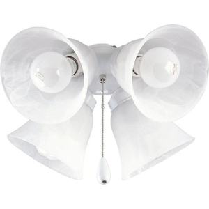PP261030 4-Light Kit Ceiling Fan Light Kit Light Kits & Accessories - White PP261030 4-Light Kit Ceiling Fan Light Kit Light Kits & Accessories - White