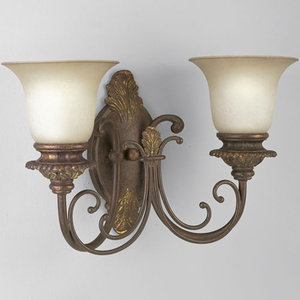 PP270575 Messina Multi Bulb Wall Sconce - Aged Mahogany PP270575 Messina Multi Bulb Wall Sconce - Aged Mahogany