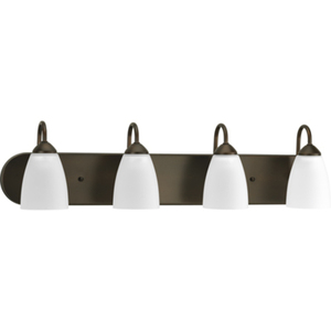 PP270920 Gather 4 or More Bulb Bathroom Lighting - Antique Bronze PP270920 Gather 4 or More Bulb Bathroom Lighting - Antique Bronze
