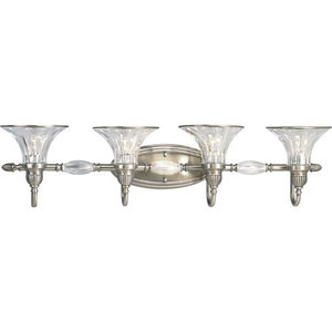 PP2728101 Roxbury 4 or More Bulb Bathroom Lighting - Classic Silver PP2728101 Roxbury 4 or More Bulb Bathroom Lighting - Classic Silver