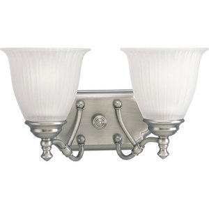 PP273081 Renovations 2 Bulb Bathroom Lighting - Antique Nickel PP273081 Renovations 2 Bulb Bathroom Lighting - Antique Nickel