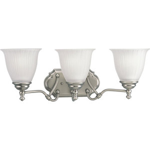 PP273181 Renovations 3 Bulb Bathroom Lighting - Antique Nickel PP273181 Renovations 3 Bulb Bathroom Lighting - Antique Nickel