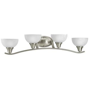 PP274209 Sentura 4 or More Bulb Bathroom Lighting - Brushed Nickel PP274209 Sentura 4 or More Bulb Bathroom Lighting - Brushed Nickel
