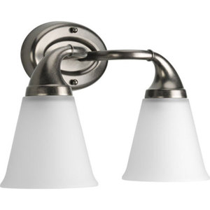 PP275903 Lahara 2 Bulb Bathroom Lighting - Aged Pewter PP275903 Lahara 2 Bulb Bathroom Lighting - Aged Pewter