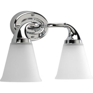 PP275915 Lahara 2 Bulb Bathroom Lighting - Polished Chrome PP275915 Lahara 2 Bulb Bathroom Lighting - Polished Chrome