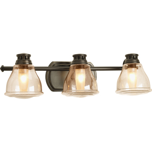 PP281220WB Academy 3 Bulb Bathroom Lighting - Antique Bronze PP281220WB Academy 3 Bulb Bathroom Lighting - Antique Bronze