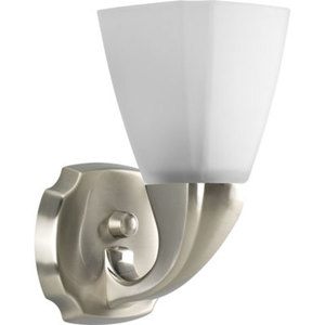 PP284609 Addison 1 Bulb Wall Sconce - Brushed Nickel PP284609 Addison 1 Bulb Wall Sconce - Brushed Nickel