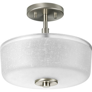 PP285109 Alexa Semi Flush Mount Ceiling Light - Brushed Nickel PP285109 Alexa Semi Flush Mount Ceiling Light - Brushed Nickel