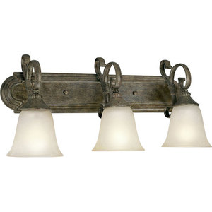 PP296287 Bourbon Street 3 Bulb Bathroom Lighting - Fieldstone PP296287 Bourbon Street 3 Bulb Bathroom Lighting - Fieldstone