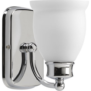 PP299315 Leeland 1 Bulb Wall Sconce - Polished Chrome PP299315 Leeland 1 Bulb Wall Sconce - Polished Chrome