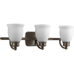 PP299574 Leeland 3 Bulb Bathroom Lighting - Venetian Bronze PP299574 Leeland 3 Bulb Bathroom Lighting - Venetian Bronze