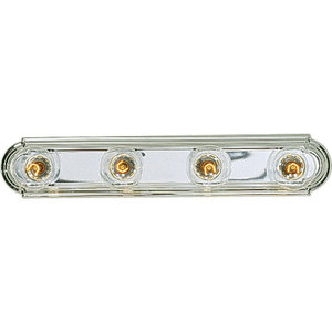 PP302515 Broadway Lights 4 or More Bulb Bathroom Lighting - Chrome PP302515 Broadway Lights 4 or More Bulb Bathroom Lighting - Chrome