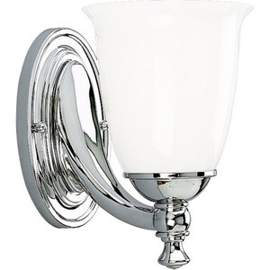 PP302715 Victorian 1 Bulb Wall Sconce - Chrome PP302715 Victorian 1 Bulb Wall Sconce - Chrome