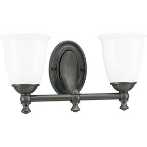 PP302874 Victorian 2 Bulb Bathroom Lighting - Venetian Bronze PP302874 Victorian 2 Bulb Bathroom Lighting - Venetian Bronze