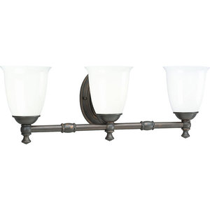 PP302974 Victorian 3 Bulb Bathroom Lighting - Venetian Bronze PP302974 Victorian 3 Bulb Bathroom Lighting - Venetian Bronze