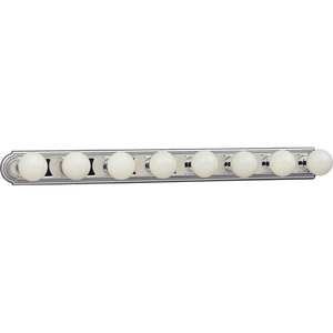 PP304015 Broadway Lights 4 or More Bulb Bathroom Lighting - Chrome PP304015 Broadway Lights 4 or More Bulb Bathroom Lighting - Chrome