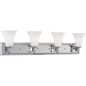 PP313415 Fairfield 4 or More Bulb Bathroom Lighting - Chrome PP313415 Fairfield 4 or More Bulb Bathroom Lighting - Chrome
