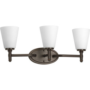 PP313920 Flirt 3 Bulb Bathroom Lighting - Antique Bronze PP313920 Flirt 3 Bulb Bathroom Lighting - Antique Bronze