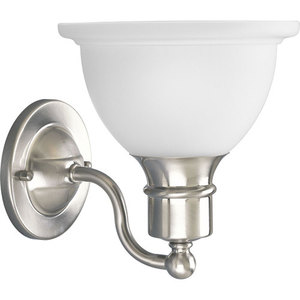 PP316109 Madison 1 Bulb Wall Sconce - Brushed Nickel PP316109 Madison 1 Bulb Wall Sconce - Brushed Nickel