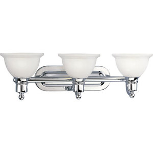 PP316315 Madison 3 Bulb Bathroom Lighting - Chrome PP316315 Madison 3 Bulb Bathroom Lighting - Chrome