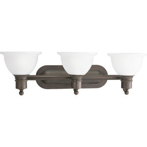 PP316320 Madison 3 Bulb Bathroom Lighting - Antique Bronze PP316320 Madison 3 Bulb Bathroom Lighting - Antique Bronze